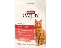 Animonda Carny Adult Kip & Rund Kattenvoer brokken 10 kg