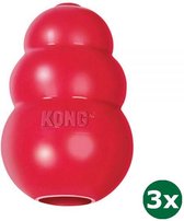 Kong classique rouge 3x Xxl 10x10x15,5 cm