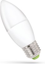 Spectrum - LED lamp E27 - C37 - 6W vervangt 60W - 4000K helder wit licht