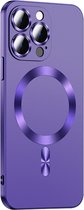 iPhone 14 PLUS hoesje - Dun Design - Magsafe compatible - Case cover - Shock Proof - Paars - Provium