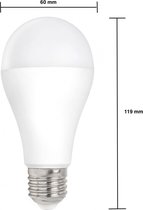 Lampe LED - E27 - 18W remplace 180W - Lumière blanche chaude 3000K