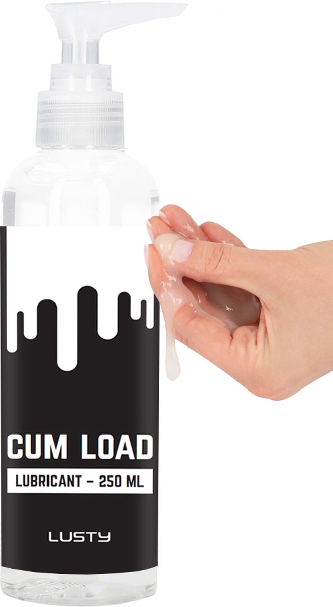 Goedkoopste Lusty Cum Load Sperma Glijmiddel - 250 ml - Nieuwe formule -Hybride Glijmiddel - Op Water- en Siliconenbasis