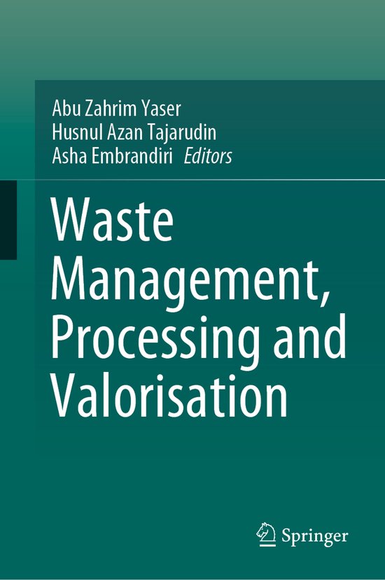 Waste Management, Processing and Valorisation - cover