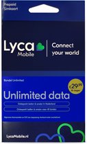 Lycamobile onbeperkt data + Onbeperkt bellen en sms'en voor 30 dagen AANBIEDING!!