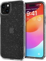 Geschikt voor Spigen Apple iPhone 15 Plus Liquid Crystal Glitter Hoesje - Transparant