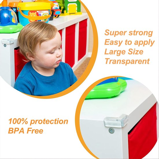 Protection d'angle pour bébé, protection des bords, autocollante,  transparente