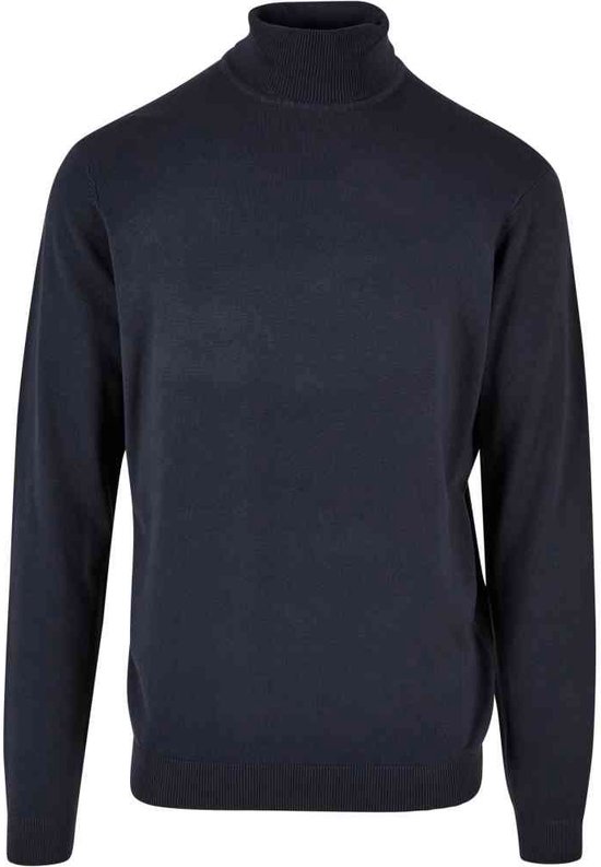 Urban Classics - Knitted Turtleneck Sweater/trui - S - Donkerblauw