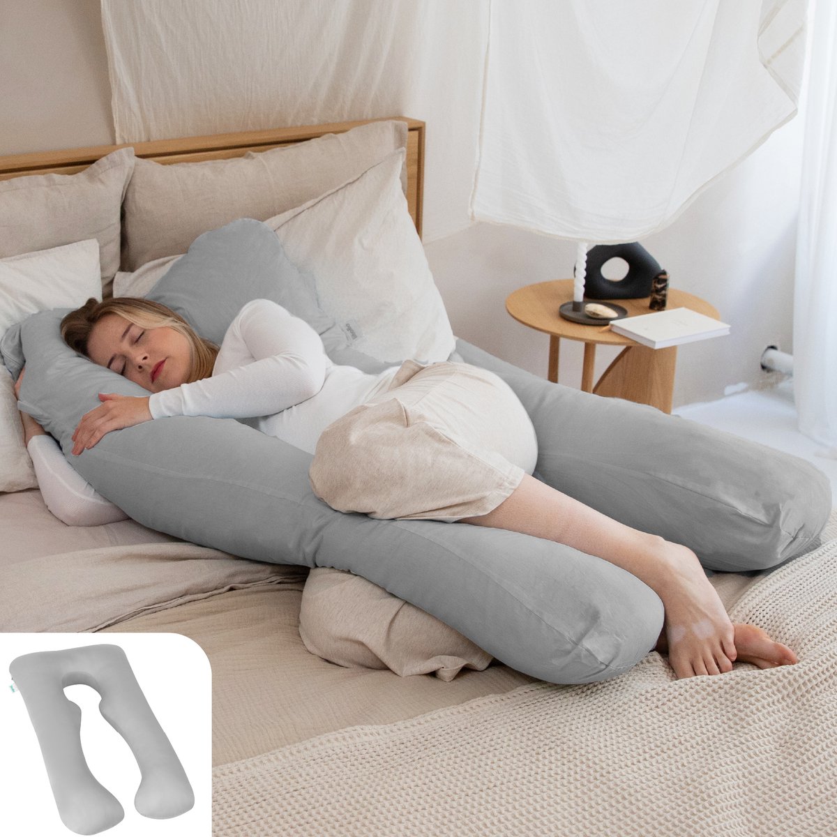 Oreiller de maternité Litollo® XXL | Coussin nutritionnel | Oreiller de  corps... | bol.com