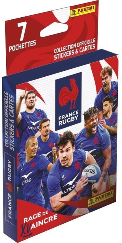 Panini Rugby Equipe de France-Rage de Vaincre Boîte de 36