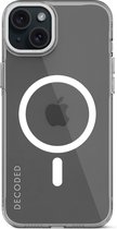 DECODED Clear Case Back Cover - iPhone 15 Plus - 100% Gerecycleerd Plastic - Doorzichtig Hoesje - Geschikt voor MagSafe - Transparant