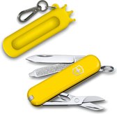 Couteau de poche Victorinox Classic SD Sunny Side + étui pour couteau de poche en Siliconen
