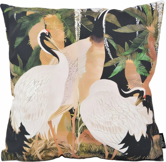 Sierkussen Kraanvogel / Grua Pajaro #3 | 45 x 45 cm | Katoen/Polyester