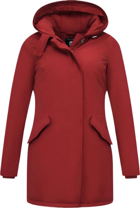Veste d'hiver Tailored Ladies avec capuche - 280 - Rouge