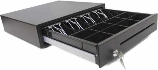 BeMatik - Tiroir-caisse noir automatique RJ11 pour PDV Imprimante PDV pour  billets et