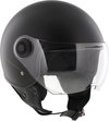 HELM VITO JET LORETO MAT ZWART - ECE goedkeuring - Maat L - Jethelm - Scooter helm - Motorhelm - Zwart - ECE 22.06 goedgekeurd