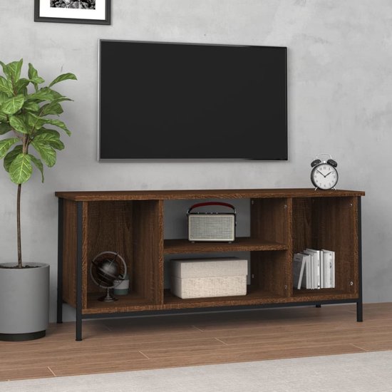 The Living Store Tv-meubel Serene - Tv-meubel - 102 x 35 x 45 cm - Bruineiken