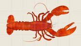 IXXI Lobster - Wanddecoratie - Dieren en insecten - 140 x 80 cm