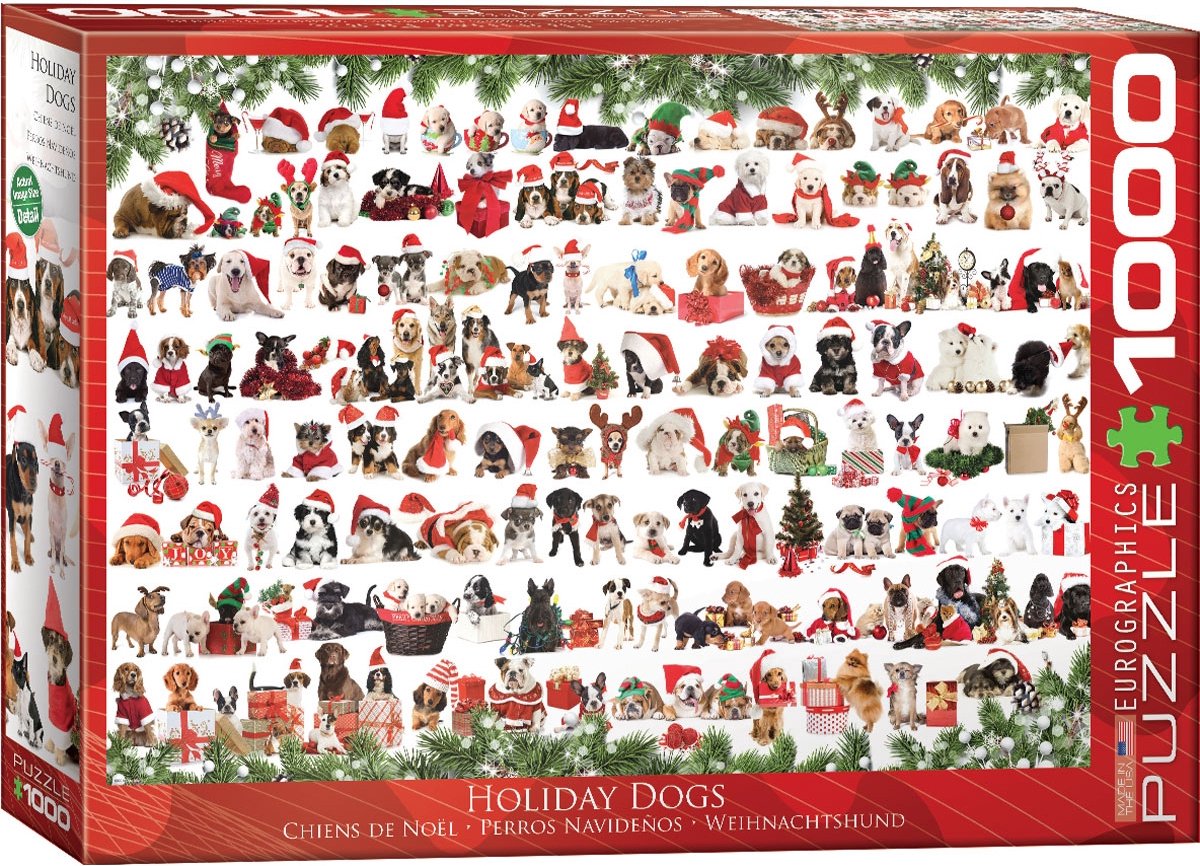Holiday Dogs Puzzel (1000 stukjes)