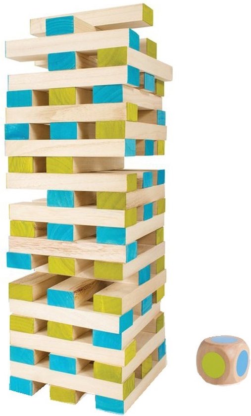 Stapel Spel - Balans Spel - Kinderen Spelen - Met 8 Konijntjes - 17 X 17 X 19 Cm