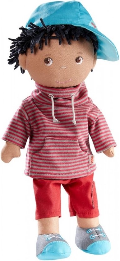 Foto: Haba knuffelpop william junior 30 cm katoen polyester