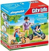 PLAYMOBIL City Life Maman avec enfants  - 70284