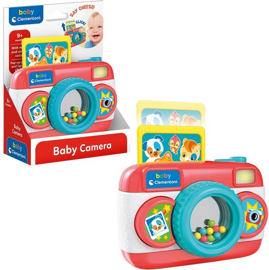 Clementoni - Baby Camera - interactief speelgoed met licht en geluid - Vanaf 9 maanden