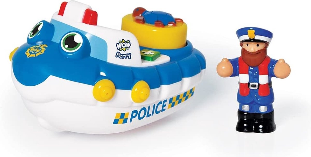 WOW Toys Police Boat Perry