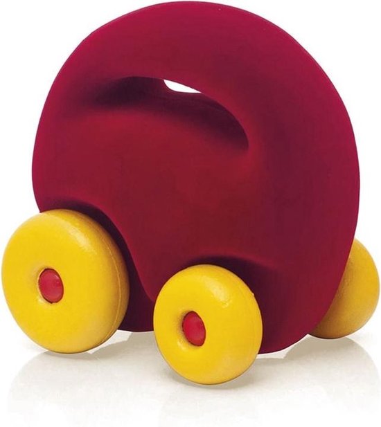 Rubbabu - Mascotte auto rood