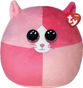 TY Squish a Boo Pink Scarlet Cat 20 cm