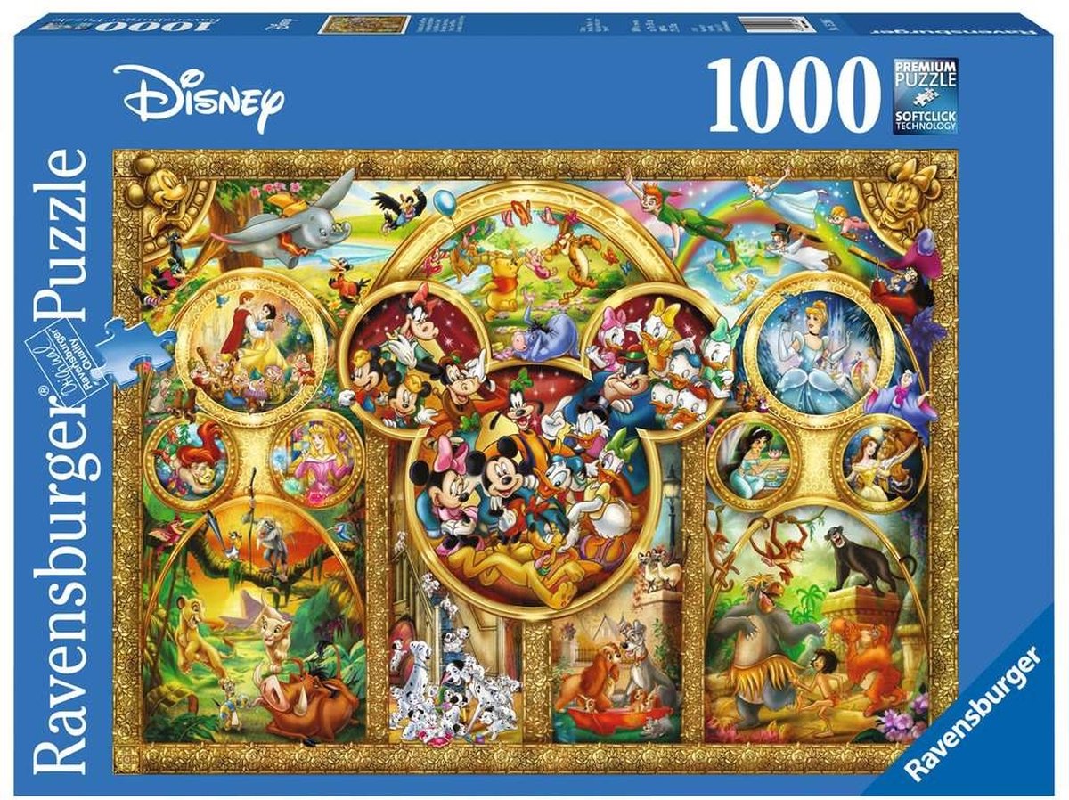 Ravensburger puzzel Disney mooiste Disney Thema's - Legpuzzel - 1000 stukjes — afbeelding 7