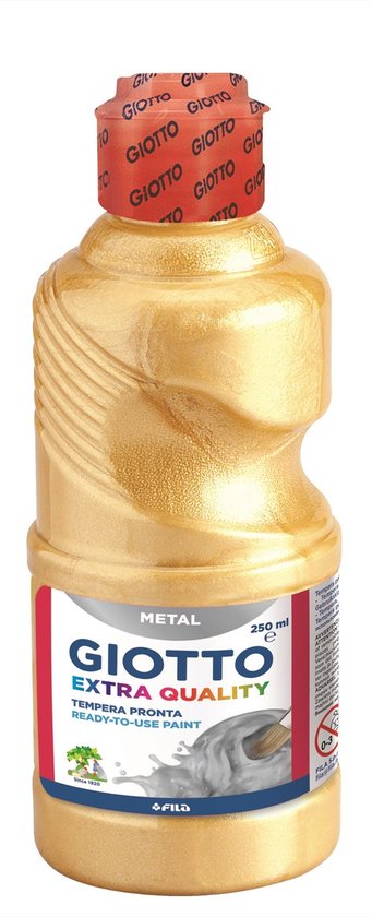 Giotto Bottle 250 ml Metal paint gold