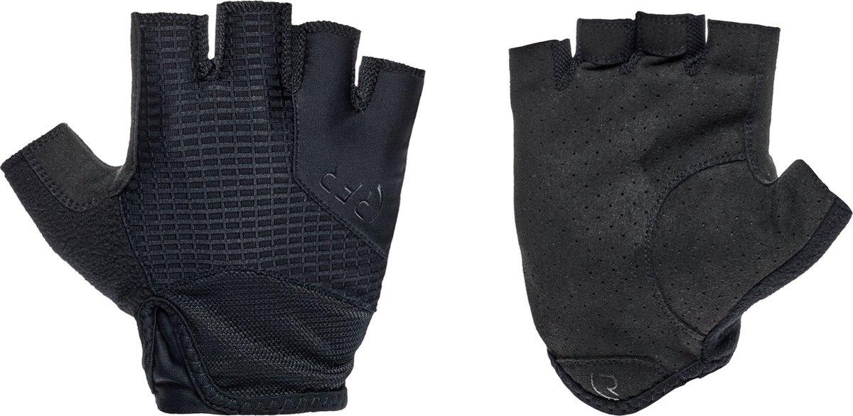 RFR Fietshandschoenen Pro - Lichtgewicht handschoenen - Korte vingers - Vocht absorberend - Zwart - S