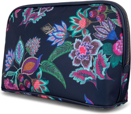 Oilily Oilily Make-up tas - Make-up tas - Meisjes - Met Spiegeltje - Waterafstotend - Blauw - One Size