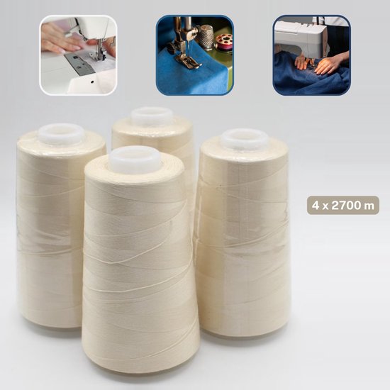 OVERLOCK Fils à coudre 3000 METER - 4 pcs (4 * 3000 METER)