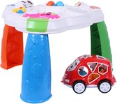 Ogi Mogi Speeltafel met Auto - Activiteiten tafel - Activiteiten kubus - Vormenstoof - Leerspeelgoed Motoriek - Speelgoed vanaf 1 jaar