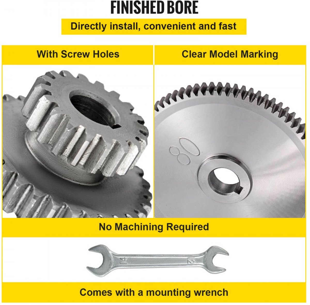 CJ0618 Draaibank Metalen Gears Draaibank Versnellingen 18 Stks, Metalen Exchange Gear Precisie Gepolijst Tandwielen, Micro Lathe Gear Zeer