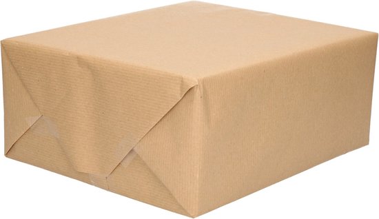 Papier d'emballage / papier d'emballage rouleau kraft brun recyclé 200 x 70 cm - Papier kraft hobby - Papier cadeau emballage cadeau