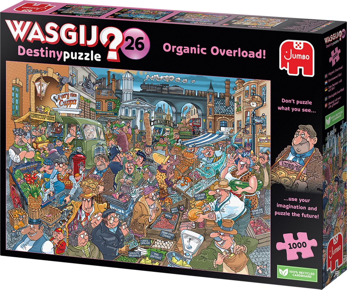 Wasgij Destiny 26 Puzzle - Débordant de Bio! - 1000 pièces | bol