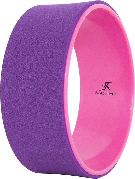 Roue De Yoga En Liège - 33x33x13 Cm, Pour Étirement Du Dos, Flexibilité, Postures (Support Jusqu'à 200 Kg)