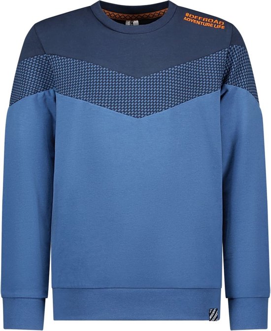 Jongens sweater - Olle - True blauw - Maat 122/128