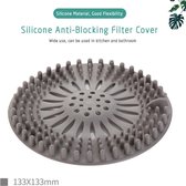 Zeef - Afvoerputje zeef - Afvoer filter - Grijs - Universeel - 11CM - Geen haren meer in putje