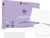 Cosmeau Wasstrips 60 Wasbeurten Lavendel - Wasmiddel - Wasvellen - Wasdoekjes - Detergent Sheets - Laundry Strips - Cosmo Cosmea Kosmo