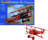 1:72 Revell 04116 Fokker DR.iplane Plastic Modelbouwpakket