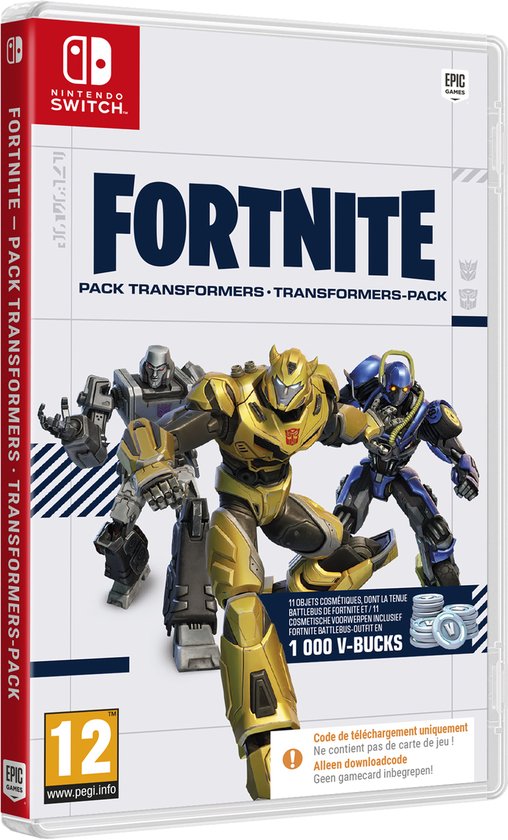 Fortnite - Pack Transformers (Code-in-a-box) | Jeux | bol