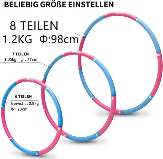 Armhoep [2-delig] arm hoelahoep voor het trainen van hoek earme met schuim
