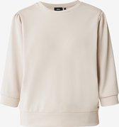 3/4 Puff Sleeve Sweater Dames - Cream - Maat XS