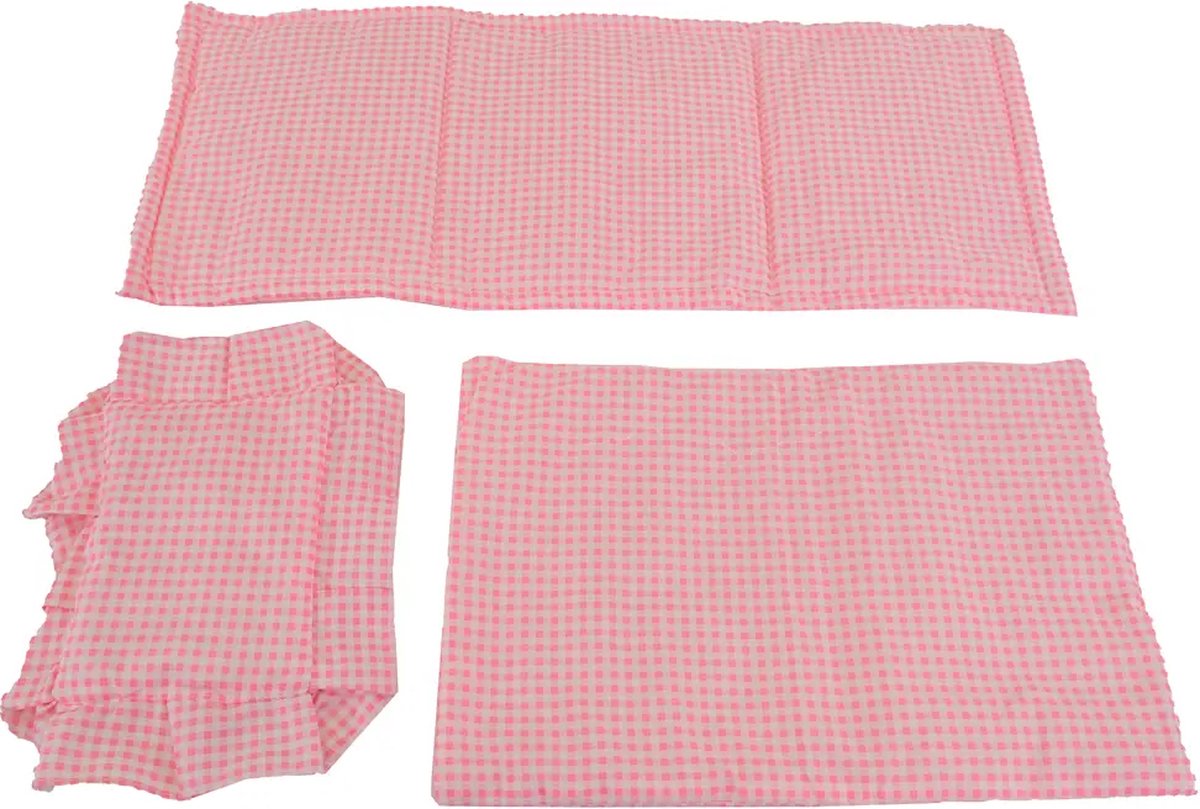 Bandits & Angels Houten Poppenbedje Sweet Dreams Wit Hout met Hart - Poppenbed Hout - Geschikt voor Pop tot 46 cm - Inclusief Dekentje - Poppen Bed - Poppen Meubel — afbeelding 7