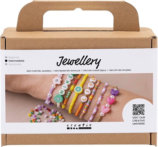 Creative Company Mini boîte créative Bijoux Bracelets colorés | bol