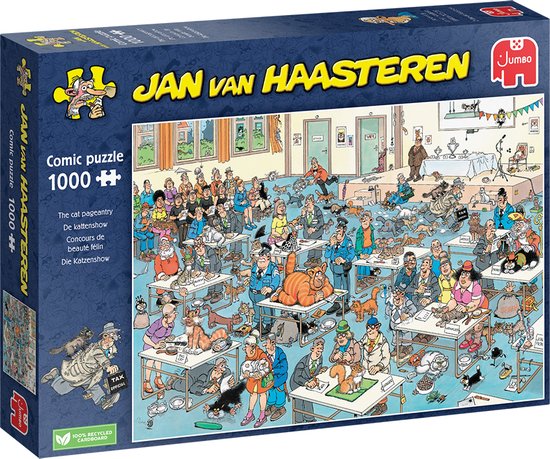 Jan van Haasteren – De Kattenshow Puzzel 1000 Stukjes
