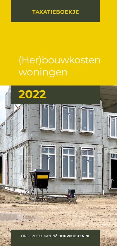 Taxatieboekje  -   (Her)bouwkosten woningen 2022 - cover